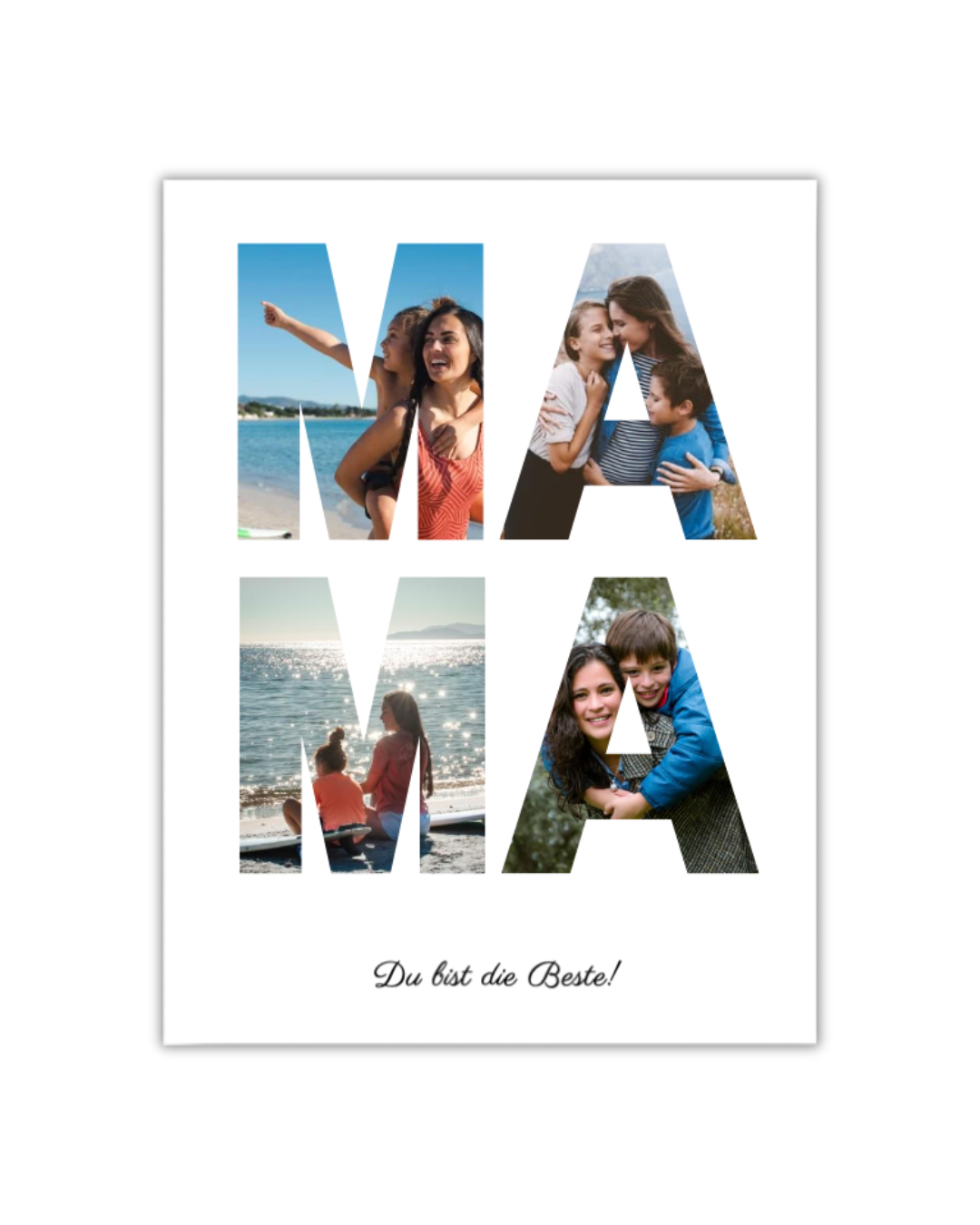 MAMA ( Du bist die Beste!) Poster - Personalisierbar