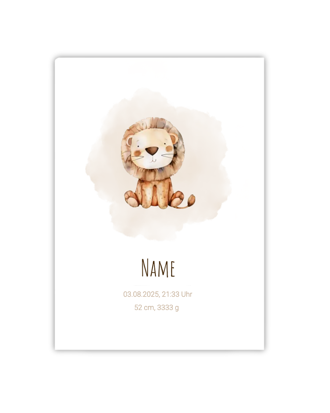 Sternzeichen Geburts Poster - Personalisierbar