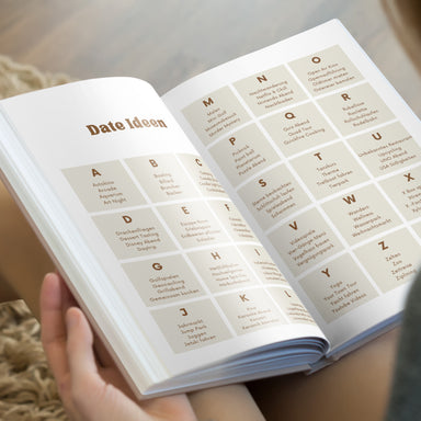 ABC DATES: Über 100 Date ideen | Das perfekte Geschenk für: Paare, Geburtstag, Jahrestag, Weihnachten | Hervorragend um eure unvergesslichen Momente festzuhalten | Soft - Cover